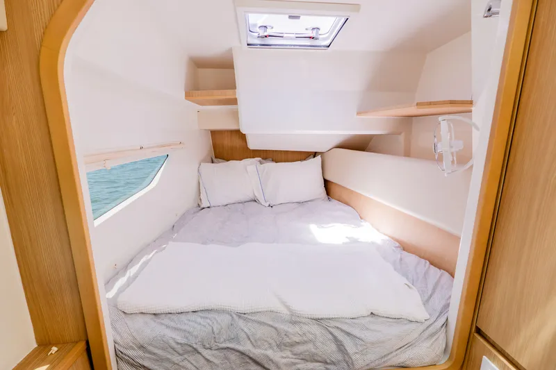 Slide: The Image of Interior of 2023 Aquila 36 Sport featuring cozy bed. - 44