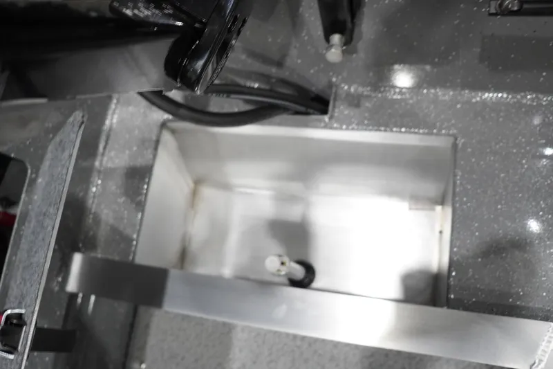 Slide: The Image of Interior view of 2026 Thunder Jet 209 Rush OT boat compartment. - 51