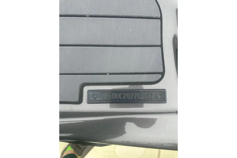 The Image of 2022 Sea-Doo GTX Limited 300 hull identification number on deck. - 1