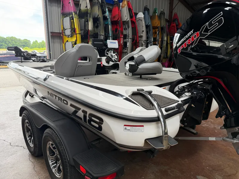 The Image of 2024 Nitro Z18 Pro boat with Mercury Pro XS engine. - 1