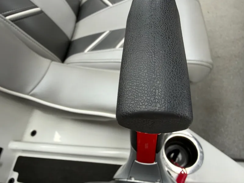 Slide: The Image of Close-up of Nitro Z18 Pro 2024 seat and armrest. - 15