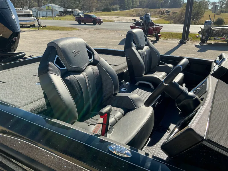 Slide: The Image of Interior of 2024 Ranger Z520R with luxurious seating. - 16