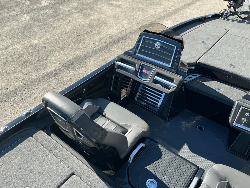 Slide: The Image of Interior of 2024 Ranger Z520R with console and seating. - 26