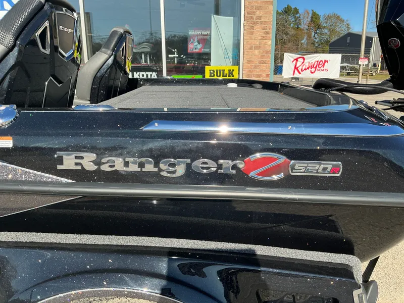 Slide: The Image of 2024 Ranger Z520R boat, side view with logo. - 3