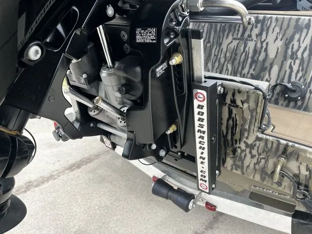 Slide: The Image of Close-up of Thor LH1900CC boat motor, 2026 model, with Baystar steering. - 13