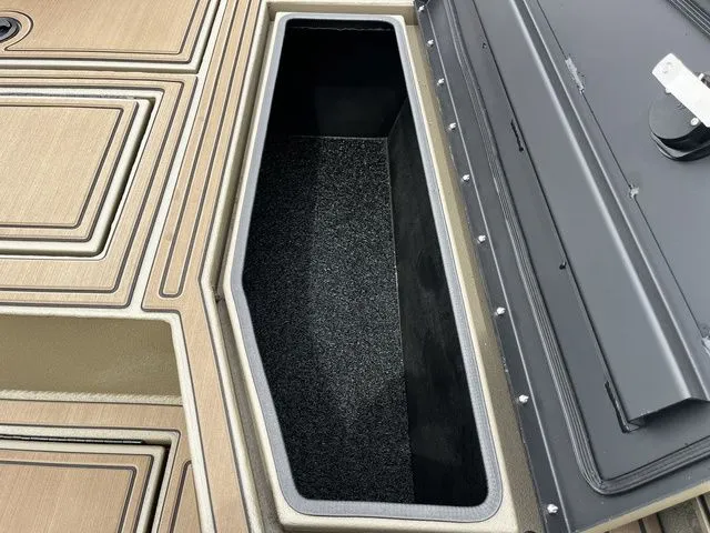 Slide: The Image of Thor LH1900CC boat storage compartment with open lid, 2026 model. - 19