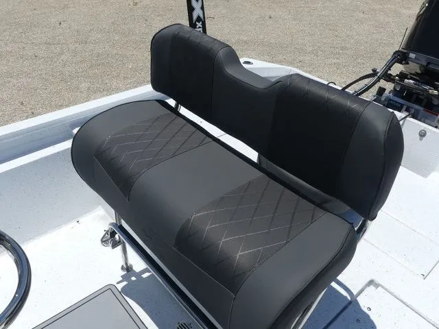 Slide: The Image of Bench seat on Xpress Boats SW22B, model year 2026. - 12