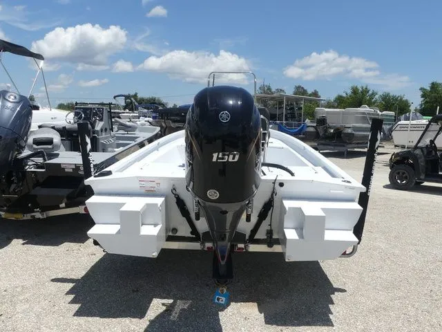 Slide: The Image of Rear view of 2026 Xpress Boats SW22B with 150 HP outboard motor. - 5