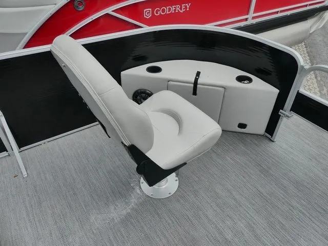 Slide: The Image of Interior of Godfrey Pontoons Sweetwater Xperience 2286 FX, 2022 model. - 13