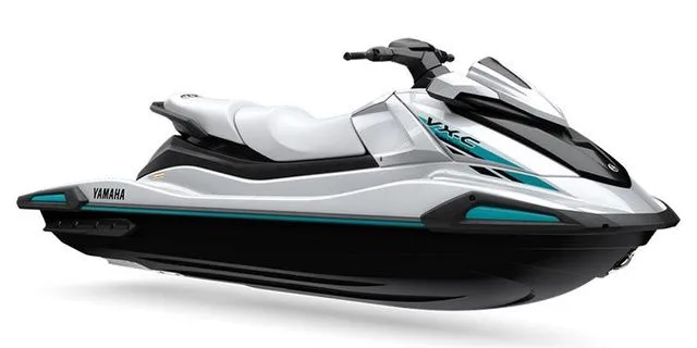 The Image of 2026 Yamaha WaveRunner VX jet ski in white and black. - 1