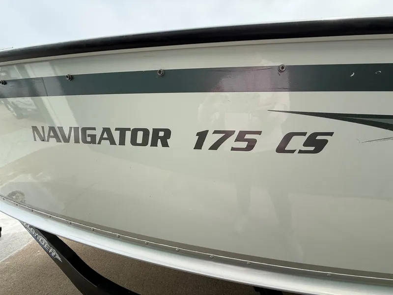Slide: The Image of Alumacraft Navigator 175 CS boat, 2010 model, side view. - 5