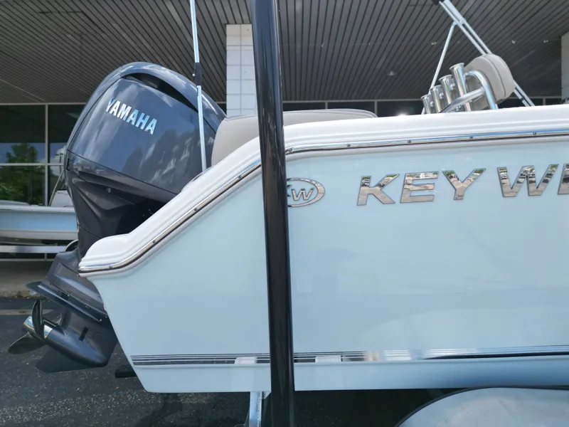 Slide: The Image of Key West 203 FS boat 2026 with Yamaha engine. - 3