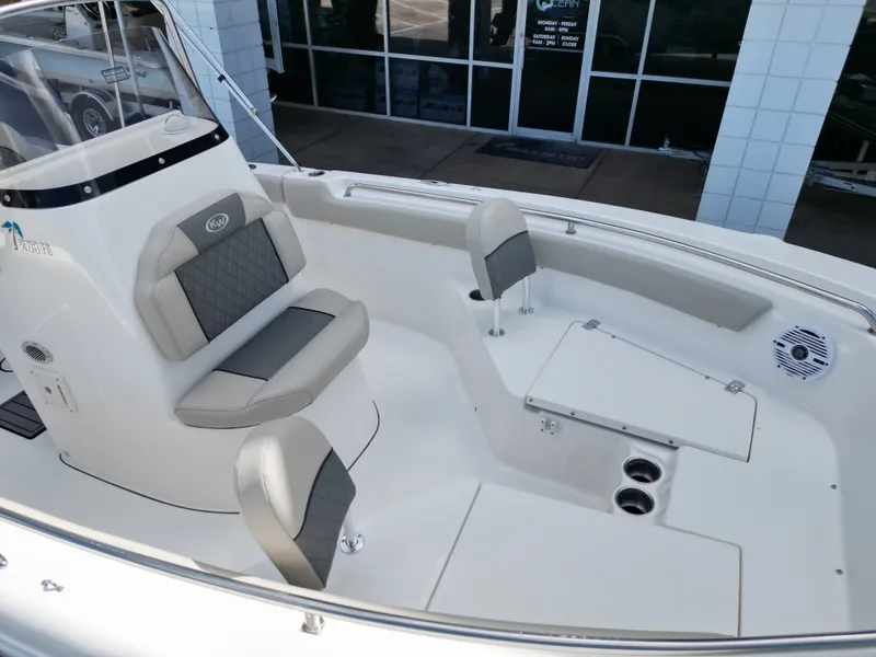 Slide: The Image of Interior of Key West 203 FS boat, model year 2026. - 9