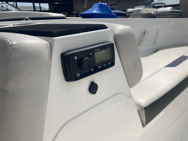 Slide: The Image of 2020 Hurricane SunDeck Sport 185 OB boat with control console. - 11