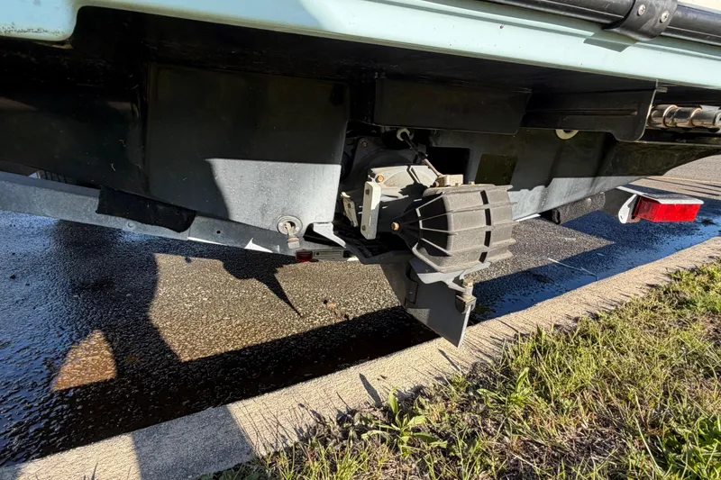 Slide: The Image of Rear view of a 2019 Yamaha Boats SX190, showcasing the jet drive system. - 11