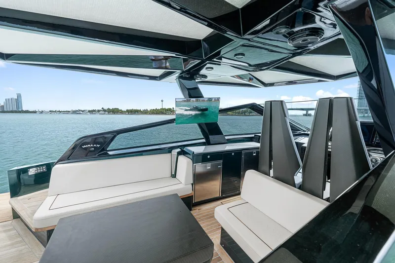 Slide: The Image of Luxurious interior of the 2023 Wally wallytender43X yacht. - 20