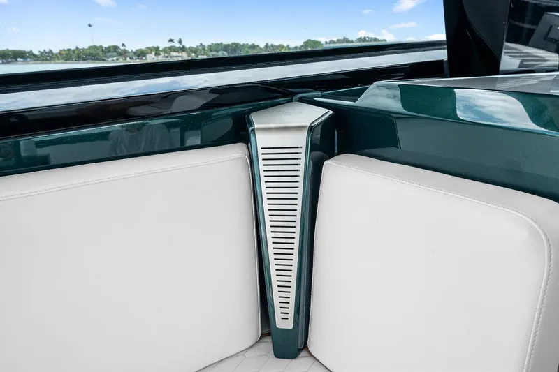 Slide: The Image of Interior of 2023 Wally wallytender43X with modern seating. - 23