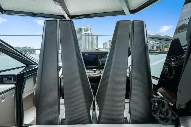 Slide: The Image of Interior view of the 2023 Wally wallytender43X yacht. - 24