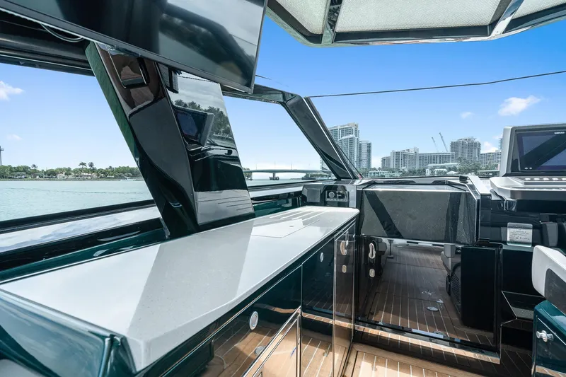 Slide: The Image of Interior of 2023 Wally wallytender43X yacht with modern design. - 27