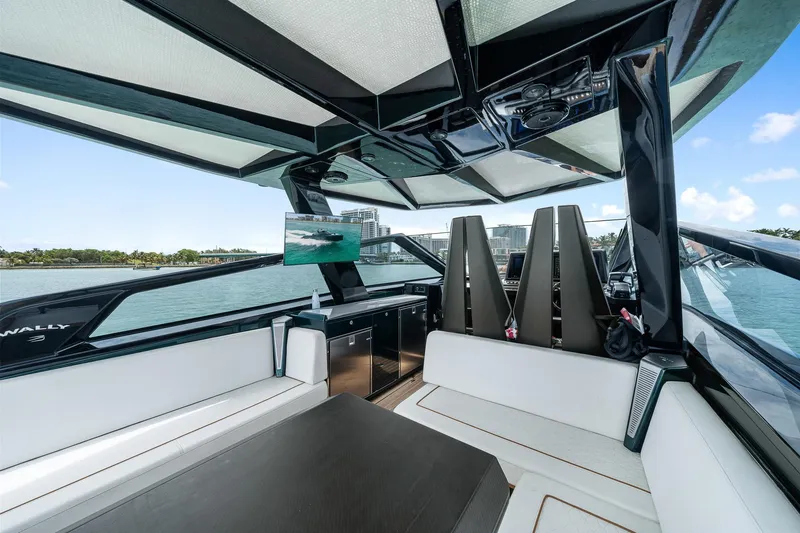 Slide: The Image of Luxurious interior of the 2023 Wally wallytender43X yacht. - 30