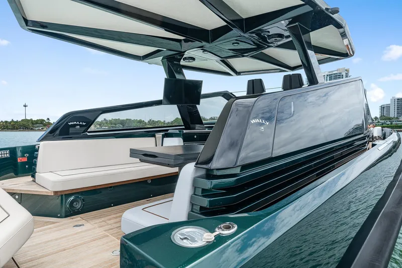 Slide: The Image of Luxurious Wally wallytender43X boat, modern design, 2023 model. - 37