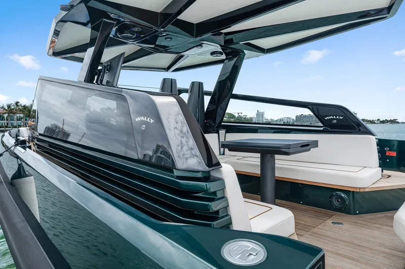 Slide: The Image of Luxurious Wally wallytender43X boat, modern design, 2023 model. - 39