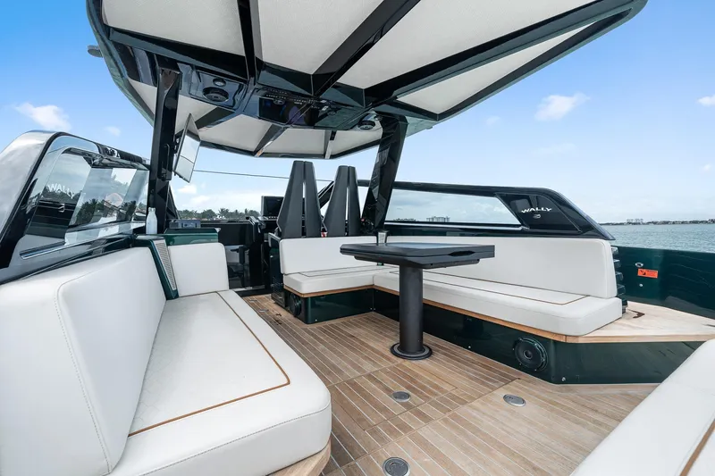 Slide: The Image of Luxurious interior of the 2023 Wally wallytender43X yacht. - 40