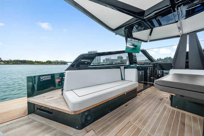Slide: The Image of Interior of Wally wallytender43X yacht, modern design, 2023 model. - 41