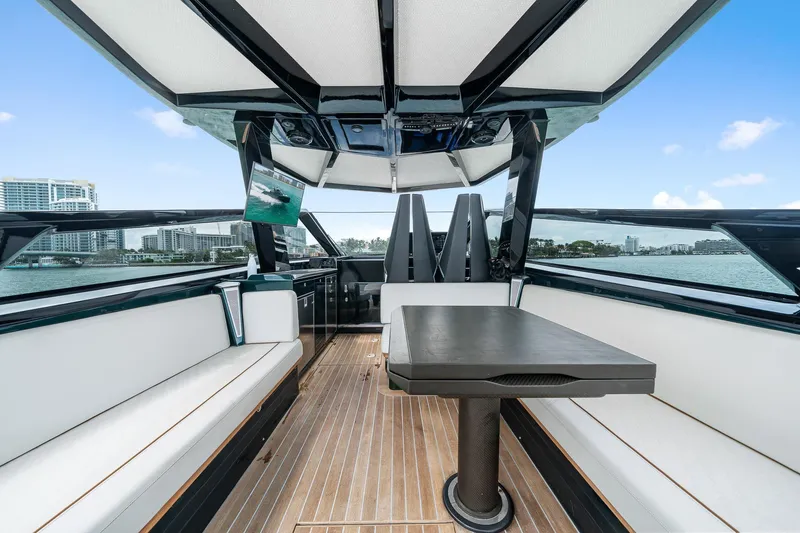 Slide: The Image of Interior of Wally wallytender43X yacht, modern design, 2023 model. - 42