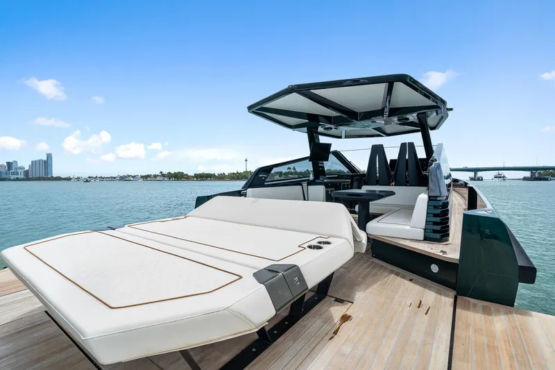 Slide: The Image of Luxurious Wally wallytender43X yacht 2023 on calm waters. - 49