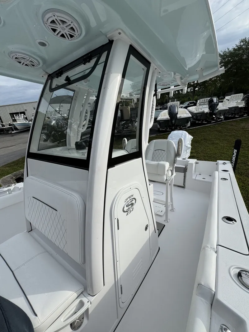 Slide: The Image of 2026 Sportsman Open 232 Center Console boat, interior view. - 13
