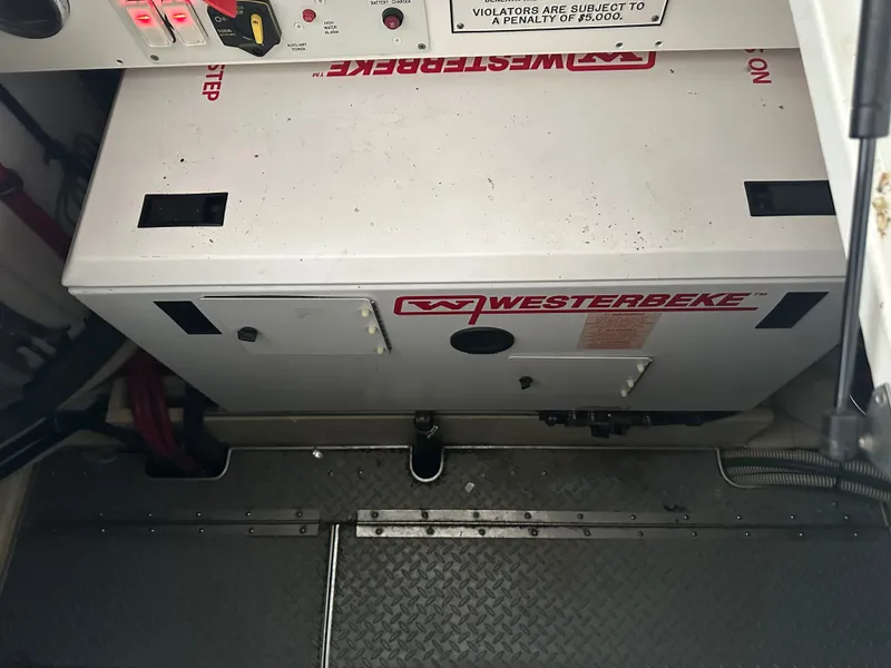 Slide: The Image of Westerbeke generator in a 2008 Formula 37 Performance Cruiser. - 31