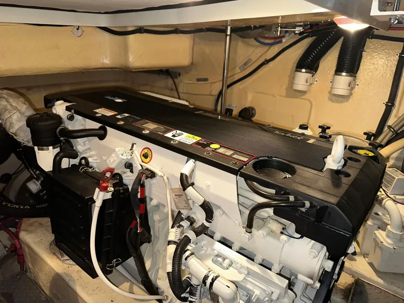 Slide: The Image of Engine room of a 2008 Formula 37 Performance Cruiser. - 35