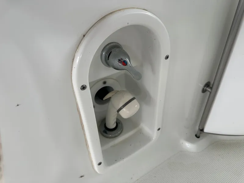 Slide: The Image of Faucet and showerhead on a 2008 Formula 37 Performance Cruiser. - 9