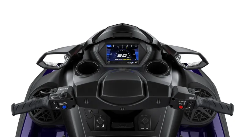 Slide: The Image of Yamaha FX SVHO 2026 cockpit with digital display and controls. - 6