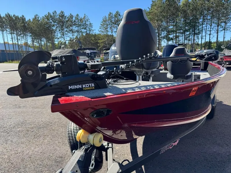 Slide: The Image of 2023 Alumacraft Competitor 165 CS with Minn Kota Terrova motor. - 6