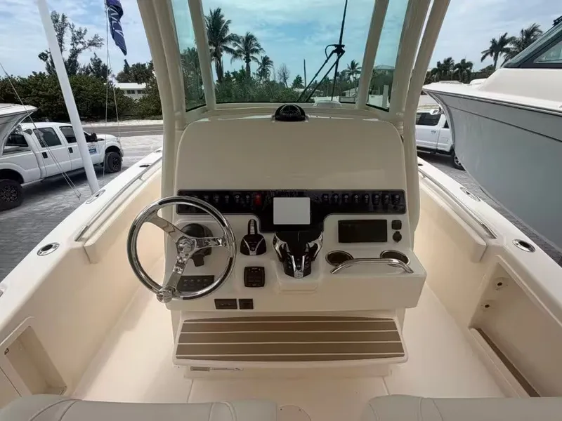Slide: The Image of Helm console of the 2026 Grady-White 281 Coastal Explorer. - 6