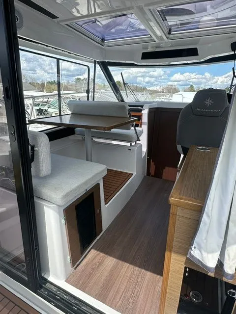 Slide: The Image of Interior of 2021 Jeanneau NC 895 yacht with modern amenities. - 7