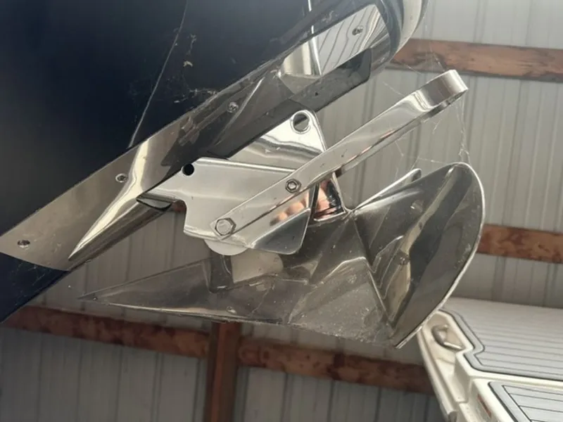 Slide: The Image of Close-up of 2022 Chris-Craft Launch 28 GT anchor. - 2