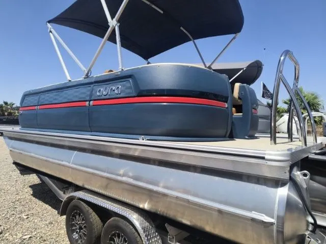 Slide: The Image of Avalon Aura Pontoon Boats 2025 - 13
