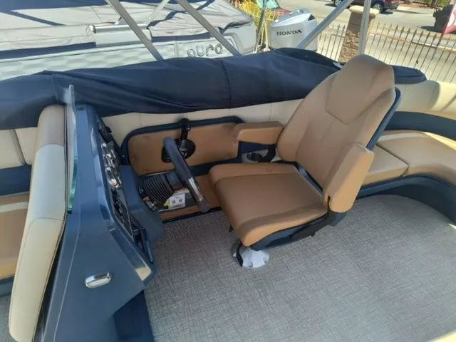 Slide: The Image of Avalon Aura Pontoon Boats 2025 - 16