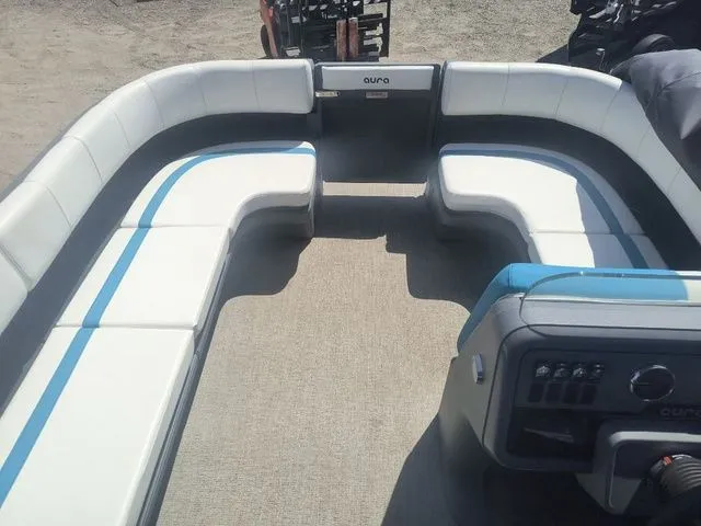 Slide: The Image of Avalon Aura Pontoon Boats 2025 - 28