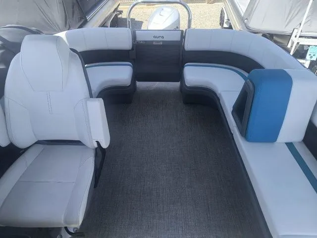 Slide: The Image of Avalon Aura Pontoon Boats 2025 - 30