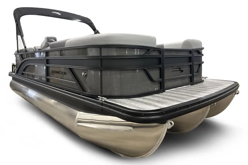 The Image of 2026 Bennington 22 S Quad Bench pontoon boat, sleek design, spacious seating, modern features. - 0