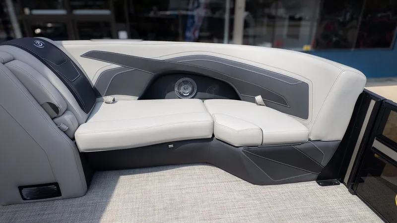 Slide: The Image of 2026 Barletta Cabrio 24UE interior with luxurious seating. - 15