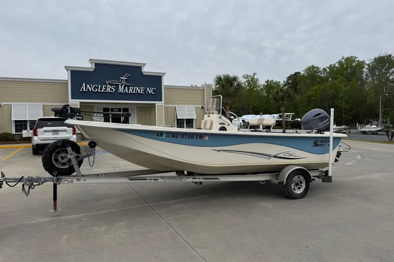 The Image of 2016 Carolina Skiff 218 DLV at Anglers Marine NC. - 1