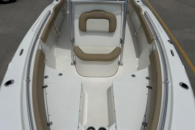Slide: The Image of Interior of a 2019 Key West 219 FS boat with seating. - 11
