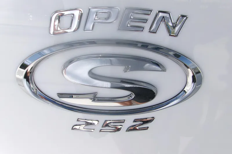 Slide: The Image of 2026 Sportsman Open 252 Center Console logo on white background. - 19