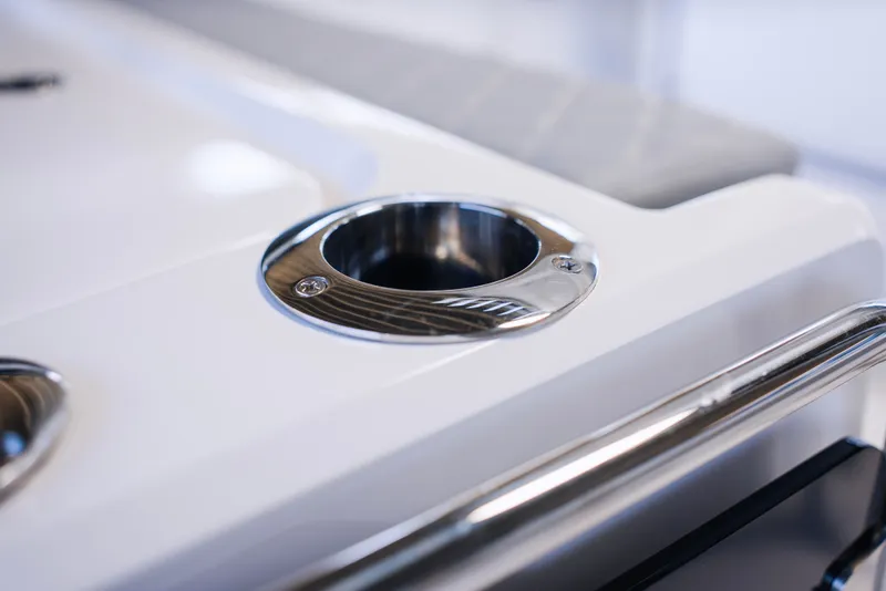 Slide: The Image of Close-up of Schaefer V33SF 2027 boat detail. - 23