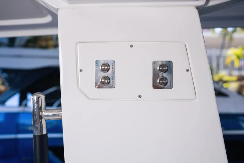 Slide: The Image of Control panel on Schaefer V33SF boat, year 2027. - 29